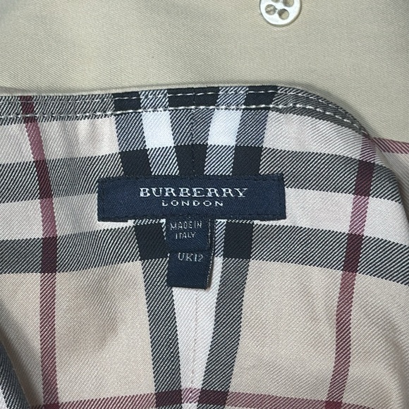 Burberry Michelle Khaki Trench Dress NWT Size UK 12 (US Size 8) - Picture 7 of 9